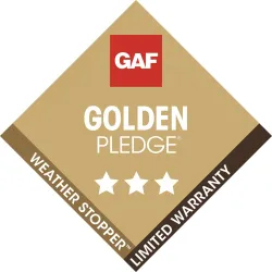 gaf golden pledge logo