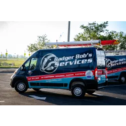 a person standing in a room