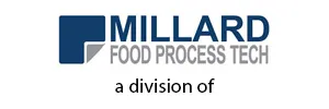 Millard Food Process Tech logo with blue and gray design symbolizing food processing technology division.