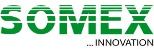 a logo with a green and white design