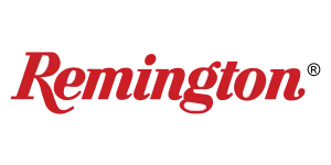 Remington logo in bold red serif font on a transparent background.