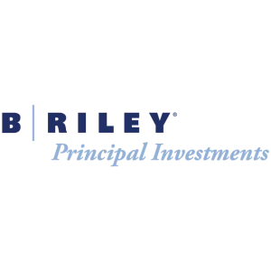 Briley Principal Investments logo featuring bold blue letters and a vertical line separating B and R