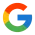 Multicolor Google logo featuring red, yellow, green, and blue segments forming a 'G' shape.