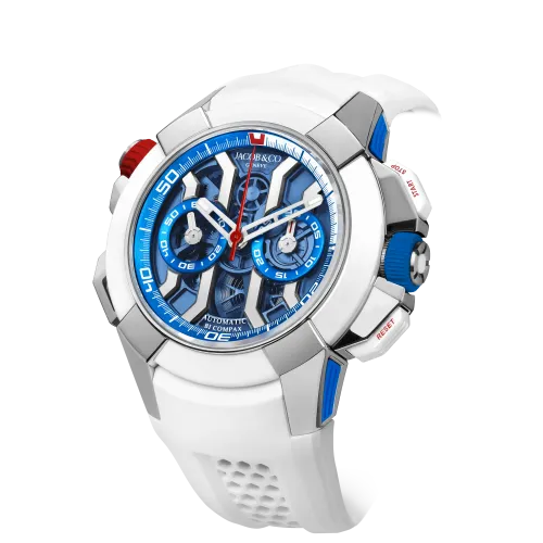 Epic X Chrono 47mm Titanium Summer Edition (Red and Blue Crowns)