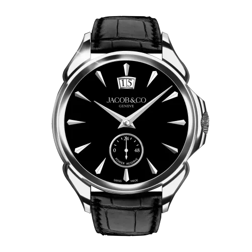 Palatial Classic Manual Big Date - Stainless Steel (Onyx Black)