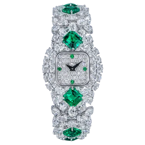 Flower Boutique Watch Emeralds