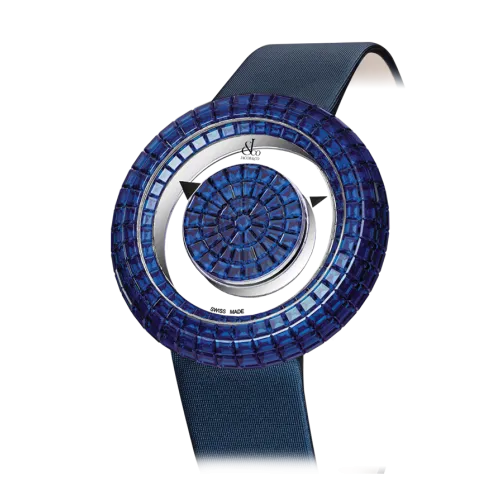 Brilliant Mystery Baguette All Blue Sapphires (38MM)