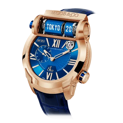 Epic SF4 Racing Rose Gold Blue Dial