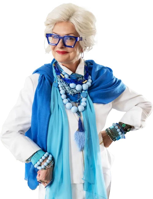 a person wearing a garment