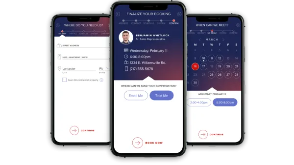 graphical user interface, application, chat or text message
