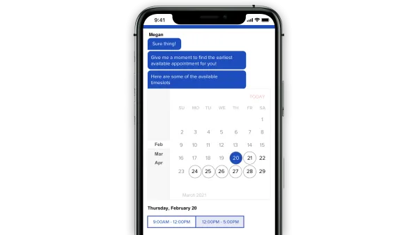 graphical user interface, application, chat or text message