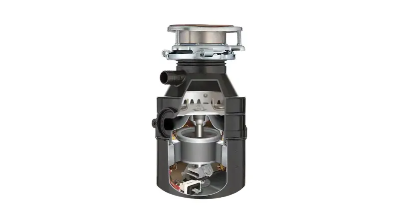 garbage disposal in sink