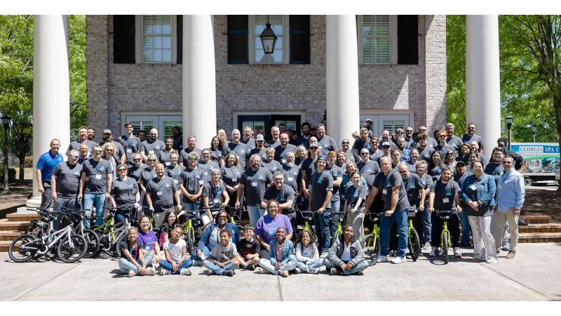 Georgia Spa Bike Build Group Photo