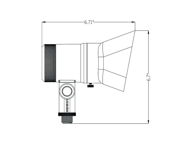 Bronze Aluminum Flood Light, 12 Watts, LumienPRO Dimmable (RGBWW - 2700-5700K), 10-15V, 511 Lumens, Includes Includes 40° Beam Spread Lens
