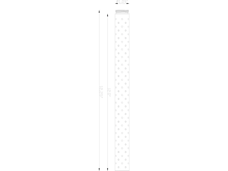 Nano, Shroud/Riser Option, Perforated, 12 inch