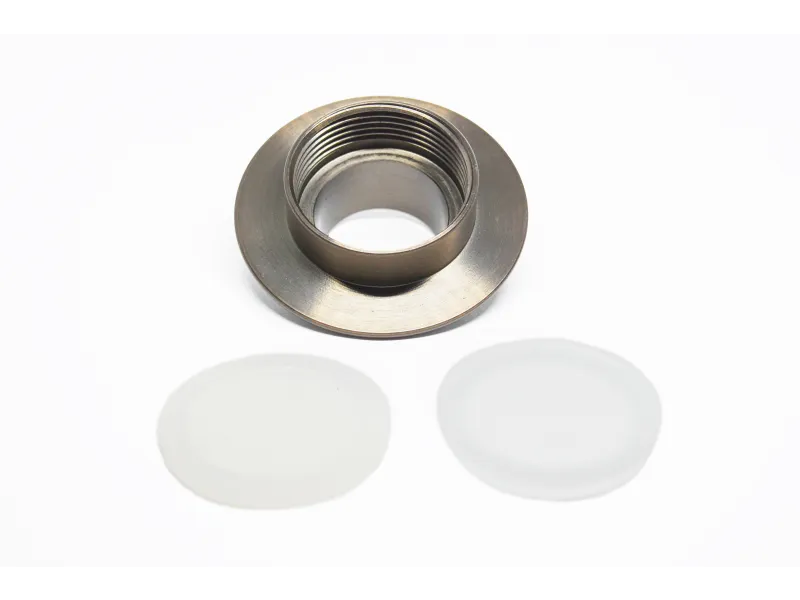 a black and silver speaker