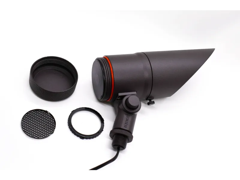 a black and silver microphone