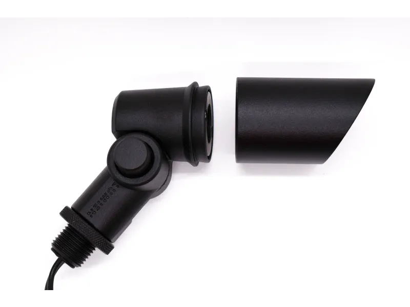 a black and silver microphone