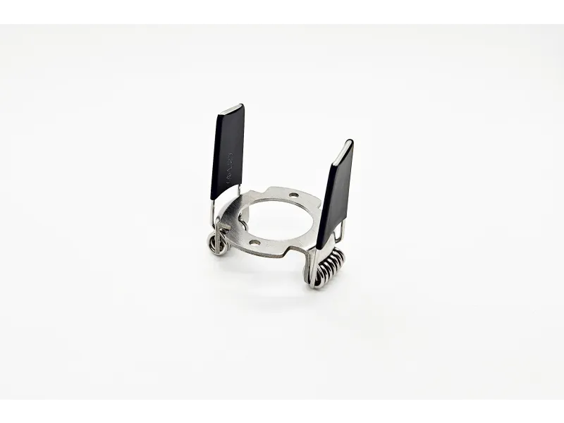 a silver and black pocket knife