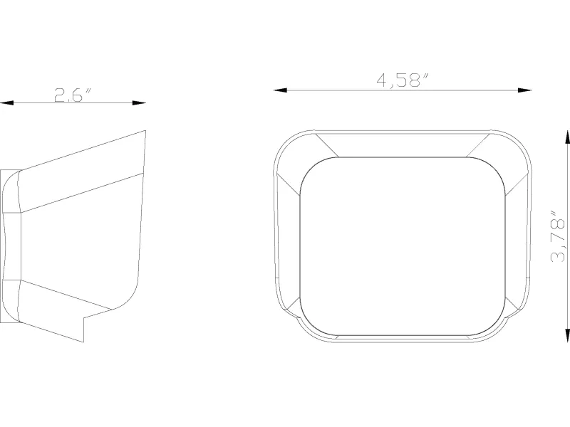 a diagram of a glass