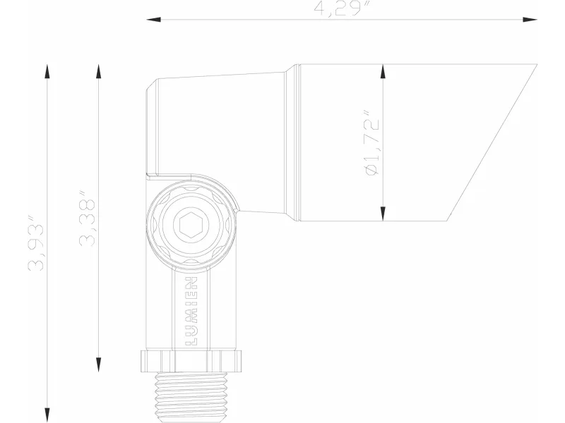 Accessory Package, Micro, 60 Degree Uplight Shroud and Knuckle - Includes LAP-002