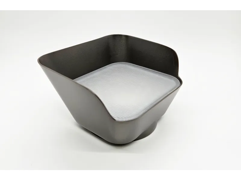 a white folded paper