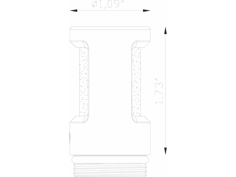Accessory, Brass Nano Path Light Bollard Component, (2) 90° Openings