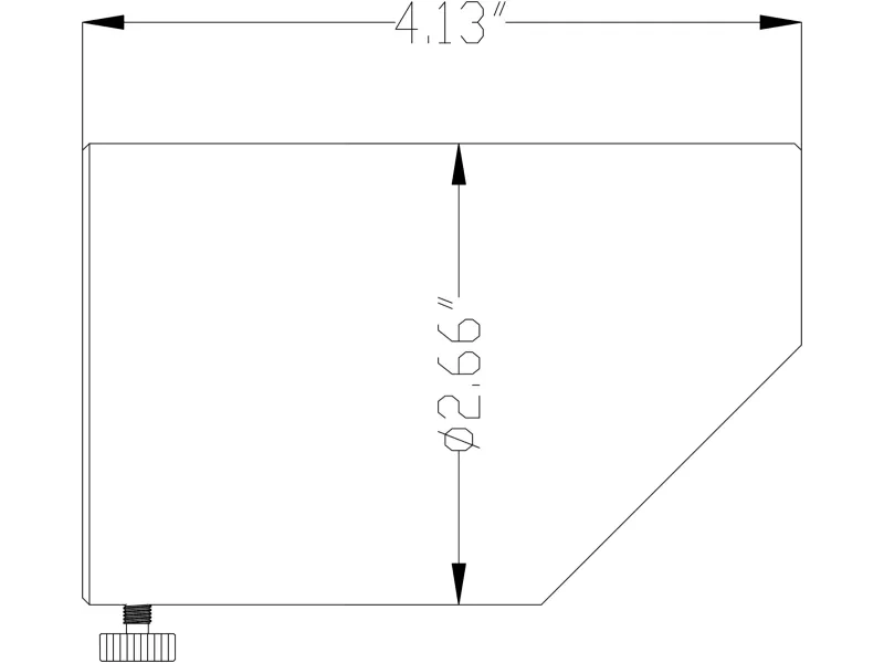 Accessory, Aluminum MR16 30° Shroud