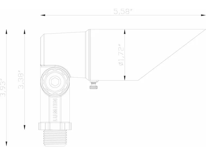 Accessory Package, Micro, 37 Degree Downlight Shroud and Knuckle - Includes LAB-001