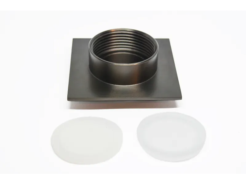 a black and silver speaker