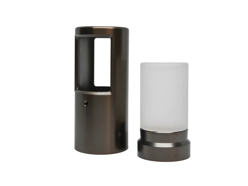 a close-up of a black and silver speaker