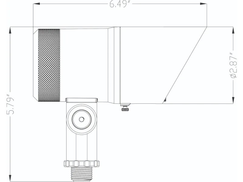Black Aluminum Spot Light, 12 Watts, LumienPRO Dimmable (RGBWW - 2700-5700K), 10-15V, 595 Lumens, Includes Includes 40° Beam Spread Lens