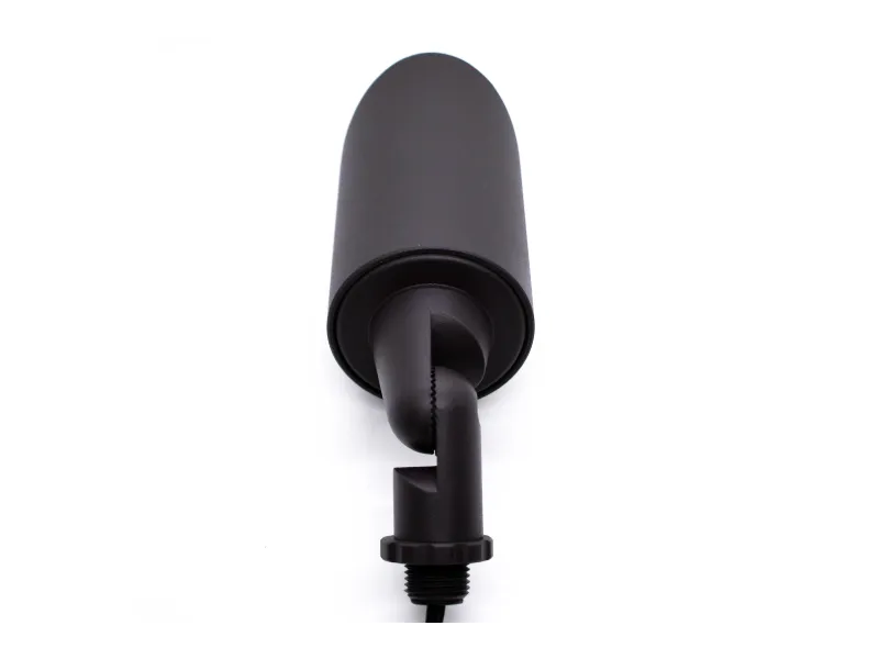 a black microphone with a white background