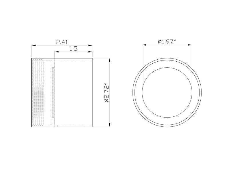 Accessory, Brass - Antique, Macro, Full Snoot Shroud