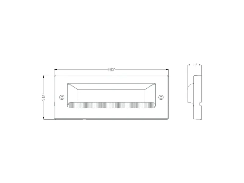 Bronze Aluminum Step Light, Shielded, 6 Watts, 10-15V, 100 Lumens, 3000K