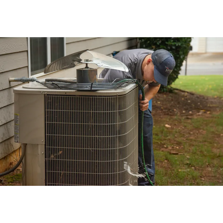 a person using a grill