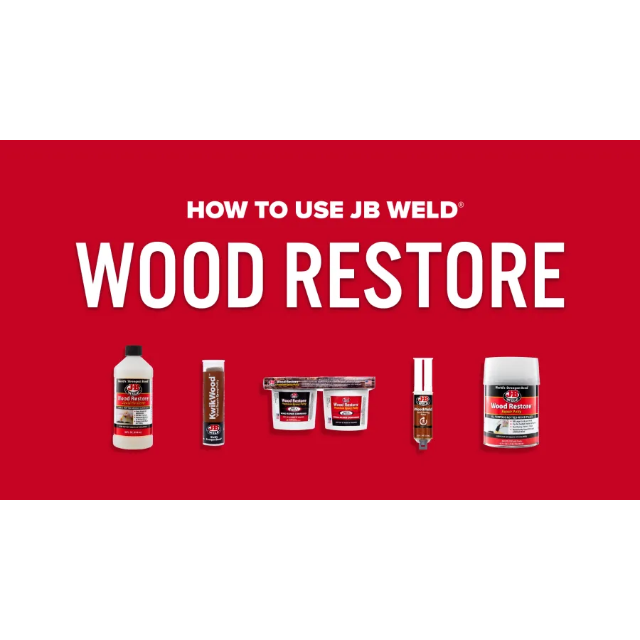 How To Use J-B Weld Wood Restore Products