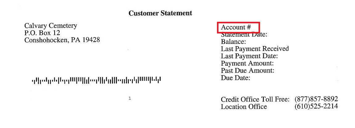 Current Billing Statement Example