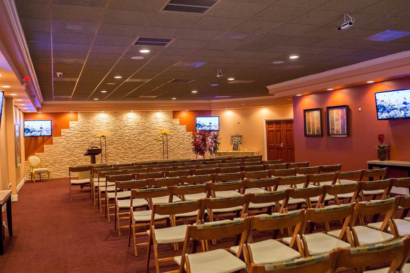 Inside of Coral Springs Funeral Home in Coral Springs, Florida