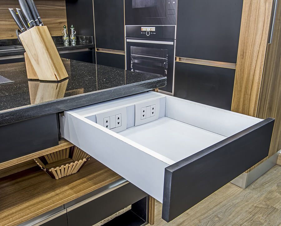 Stay Connected with the Convenience of a Drawer Outlet