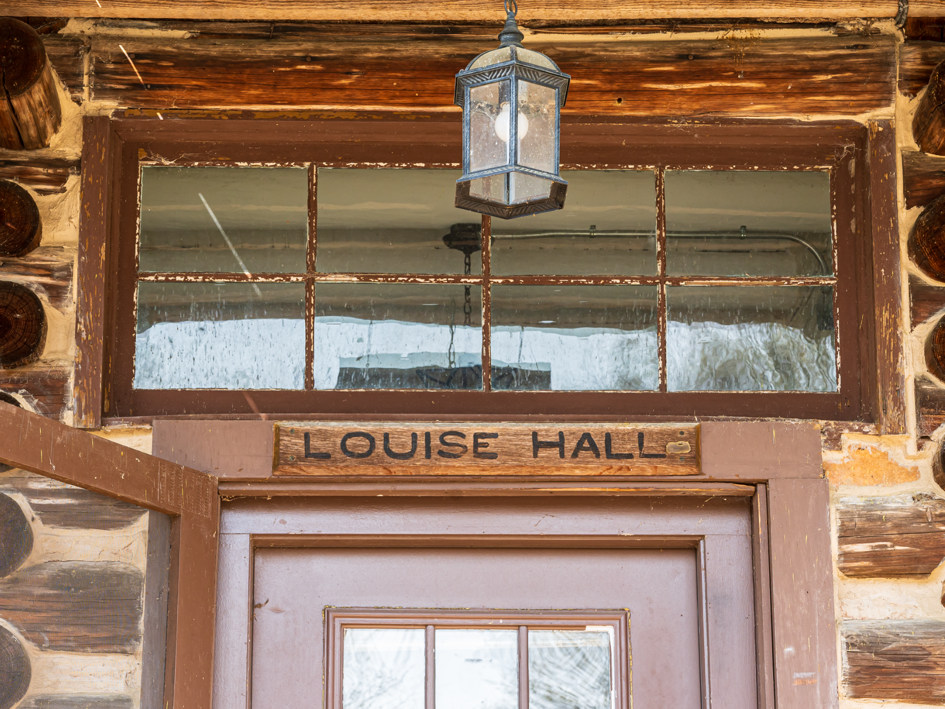 Front door of Louise Cottage