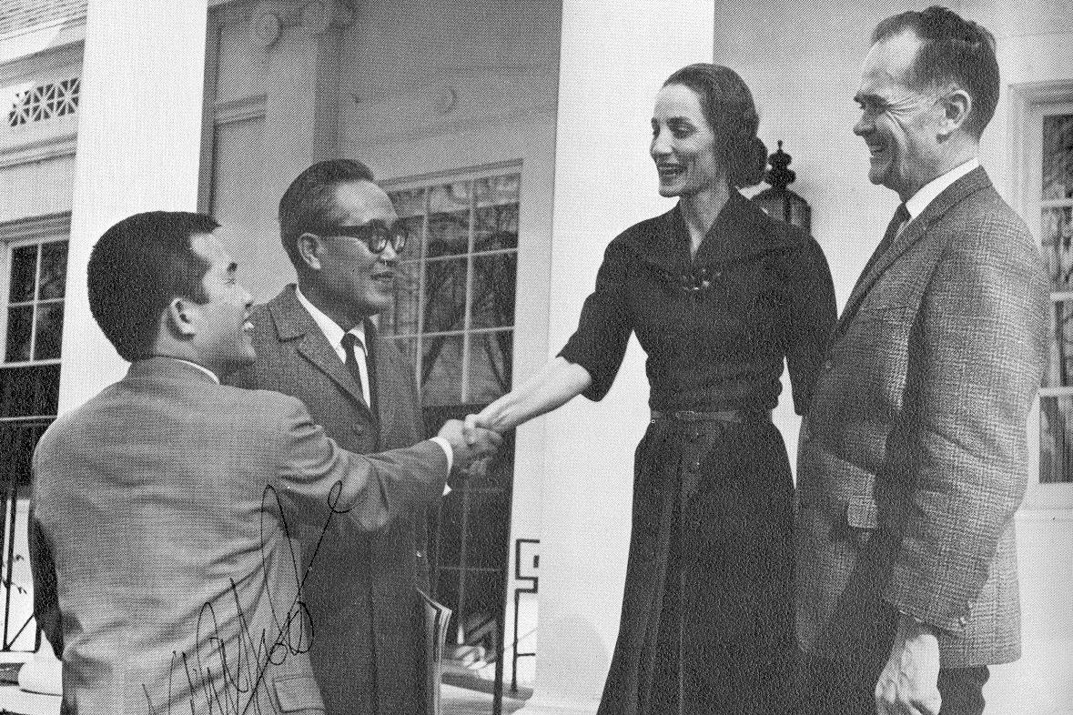 Koji and his father meet with the Bertrands at Berry College