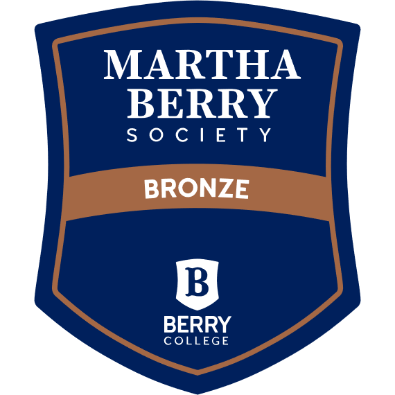 Martha Berry Society Bronze Decal