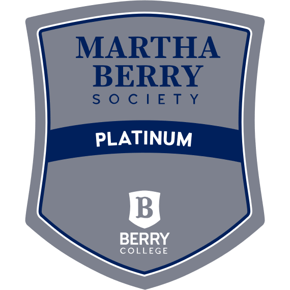 Martha Berry Society Platinum Decal