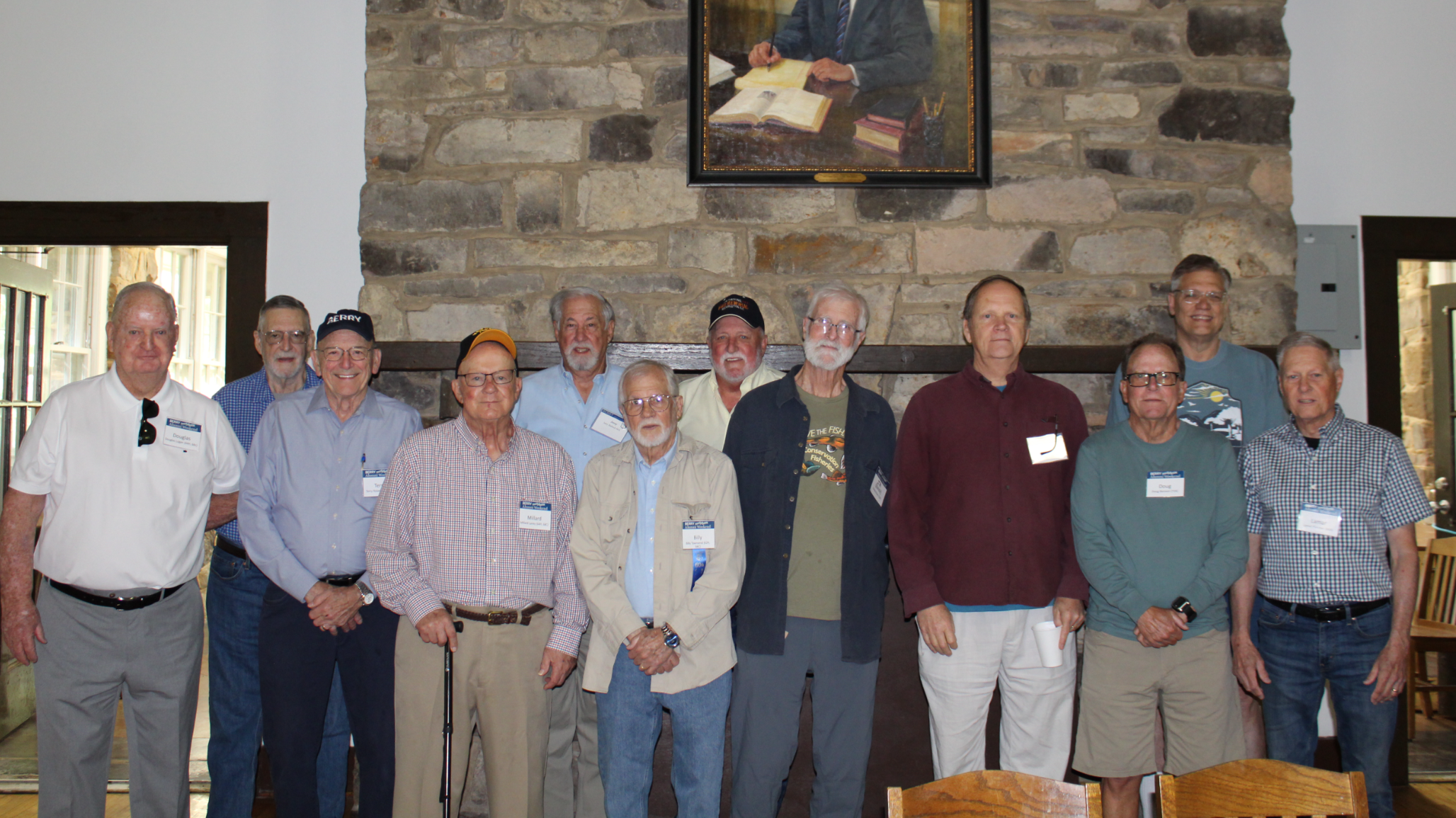 High School & Academy alums gathered for the Alumni Weekend breakfast in Hill Dining Hall