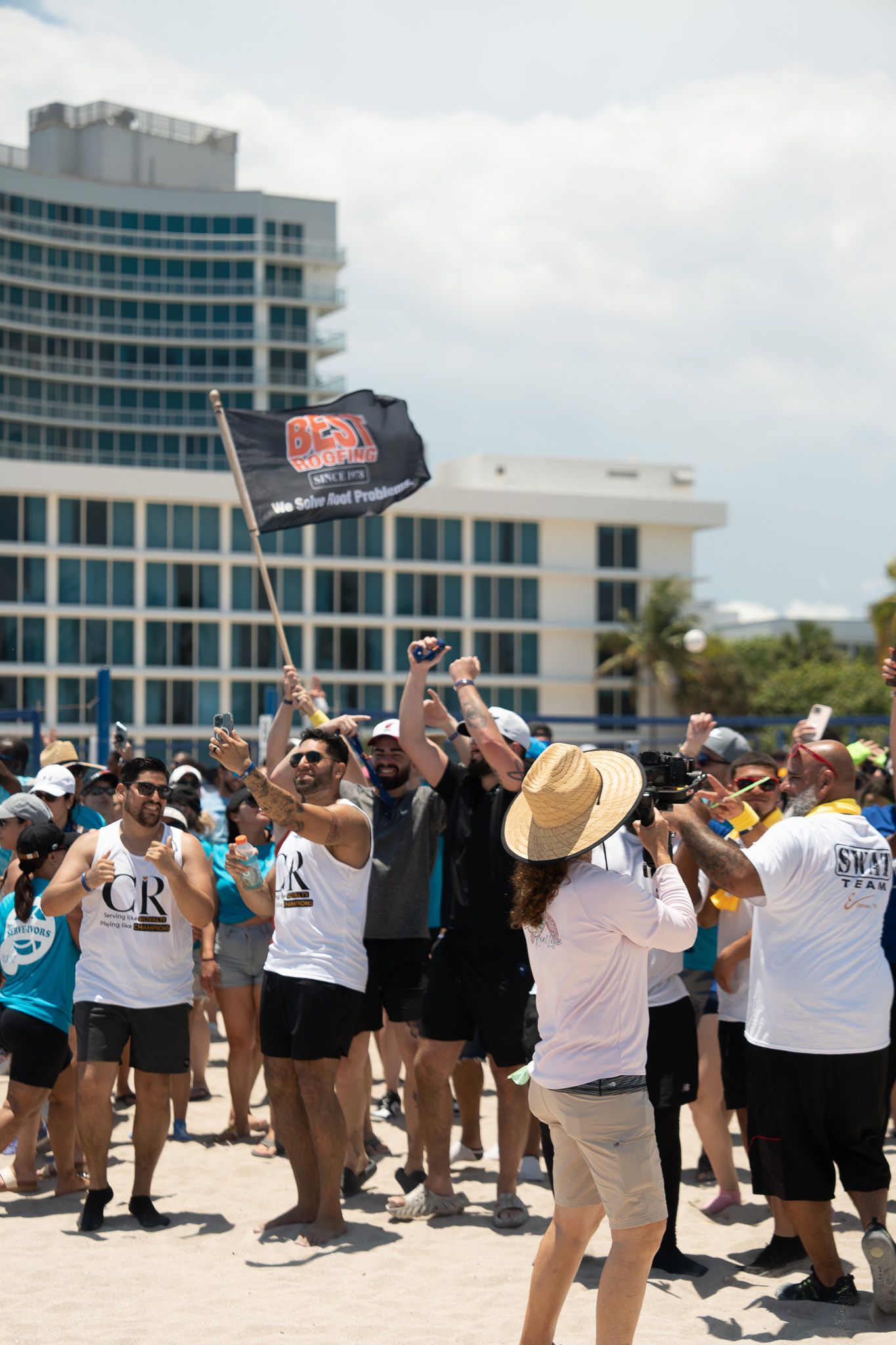 Best Roofing at Volleyball Tournament Hosted by SEFAA in Fort Lauderdale