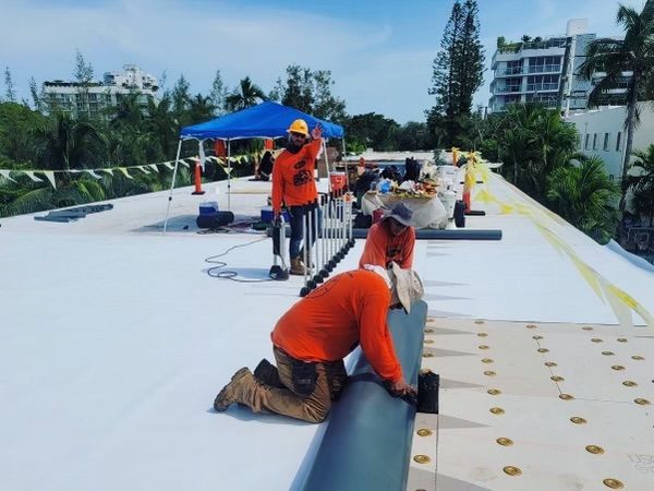 Best roofing installing tpo roof system