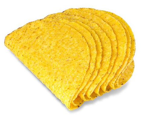 A stack of Taco Shells nested together