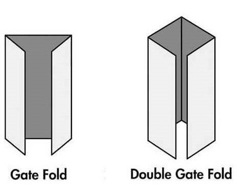 Gate Fold and Double Gate Fold Illustrations