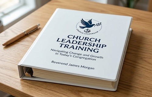 A church leadership training manual created as a Ringed Binder to allow easy updates to the content.
